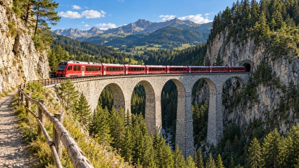 Guide pratique pour découvrir les Alpes suisses en train