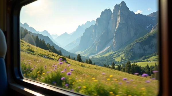 Maîtriser le voyage en train en Suisse pour explorer les alpes